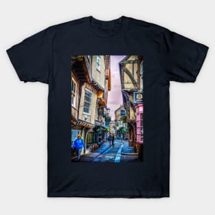 York City Shambles And Historic Buildings T-Shirt